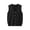 Black, variant on Women's V-Neck Gold Button Front Knit Vest, Casual Sleeveless Cardigan Layer Waistcoat Top, Women's Yellow, Free Size