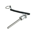 thumbnail image 2 of Weight Stack Pin with Pull Rope Locking Cable Gym Equipment Replacement Part Argent 10mmx80mm, 2 of 5