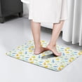 thumbnail image 4 of Colorful Dinosaur and Tropical Flannel Non Slip Door Rugs,Washable Door Mats Indoor,Decorative Door Mats,Dirt-Resistant and Absorbent Doormat for Entrance,Bedroom,Kitchen,Bathroom,23.5"x16", 4 of 5