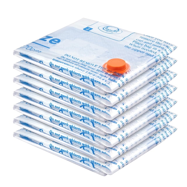 Bolsas de almacenamiento al vacío MEIQIHOME Jumbo 39,35" x 27,55" - 7 unidades