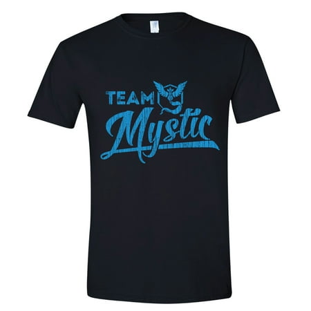 Feisty and Fabulous Brand: Team Mystic, Pokemon Go Team Shirt, Black