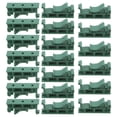 thumbnail image 1 of Shisuyan End Rail Clamp Durable Support Green 20Pcs For Diy Users 1.7In, 1 of 9