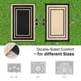 thumbnail image 2 of Smiry Outdoor Rugs 6x9, Waterproof Plastic Straw Indoor Outdoor Mat for Patio, RV Camping, Deck,Porch, Black & Beige, 2 of 6