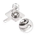 thumbnail image 4 of Uxcell Battery Spring Plate AA Battery Positive Negative Conversion Spring Contact Nickel Plate 13.5mmx11.5mm 10 Set, 4 of 5