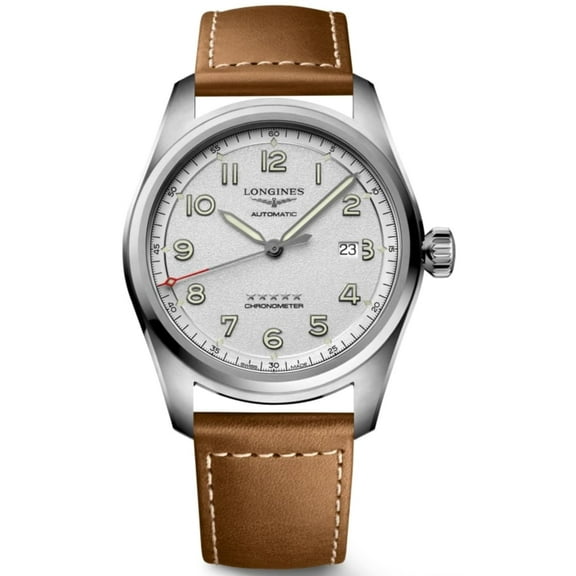 Longines Spirit Stainless Steel Automatic Silver Dial Men's Watch L38114732