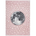 thumbnail image 3 of SAFAVIEH Carousel Kids Moon in the Stars Area Rug, Pink/Gray, 4' x 6', 3 of 12