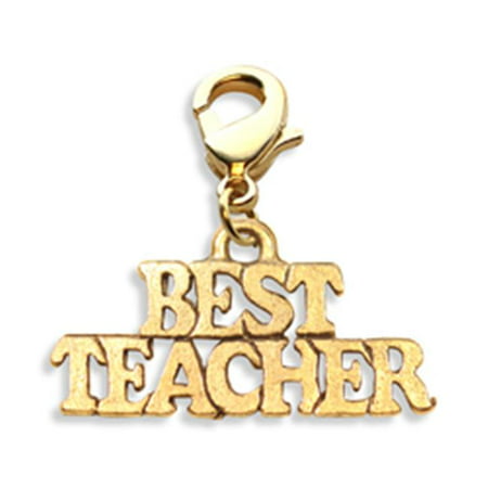 Whimsical Gifts 4364G Best Teacher Charm Dangle,