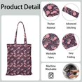 thumbnail image 5 of Reusable Octopus Watercolor Tote Bag - Foldable, Washable & Durable Eco-Friendly Grocery Bag with Large Capacity (16x15), Cute Japanese-Style Nautical Design Featuring Sea Creatures, 5 of 5