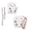 White, variant on Silicone Case Compatible with Airpods 4 Generation Cute Cartoon Funny Case Cover with Cleaner Kit