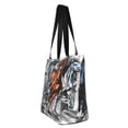 thumbnail image 4 of Haiem Four Running Horses Pattern Shoulder Bag - Durable and Spacious Tote Bag,Versatile Shopping Bag, 4 of 9