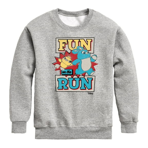 Toy Story 4 - Fun On The Run - Toddler & Youth Crewneck Fleece Sweatshirt