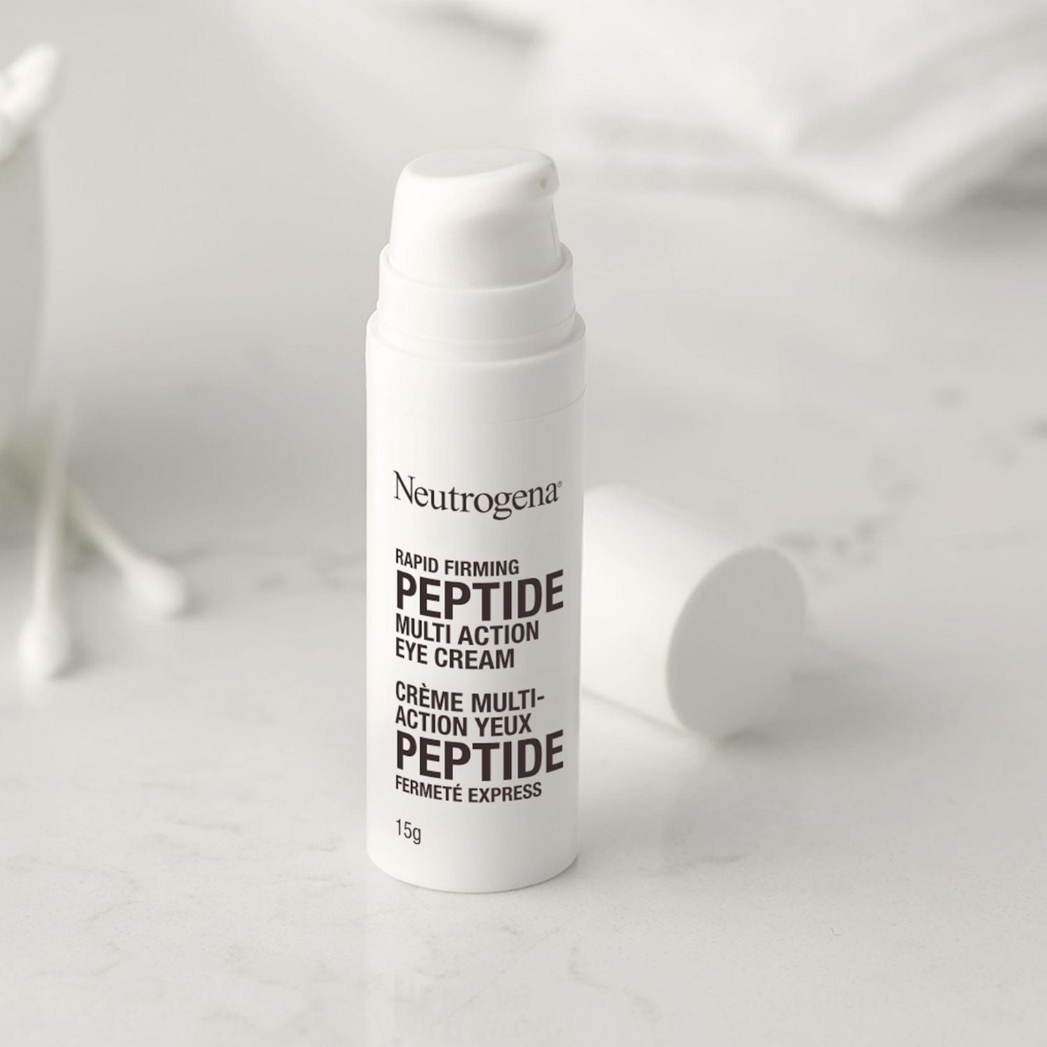 Crème multi-action Yeux Peptide Fermeté express Neutrogena - Peptides - Cernes, fermeté, poches sous les yeux 15 g