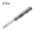 thumbnail image 3 of 5Pcs Bore Brush Stainless Steel 16mm Dia Cleaning Wire Brush Tube Pipe Cleaner with Handle 1/4 Inch Hex Shank, 3 of 6