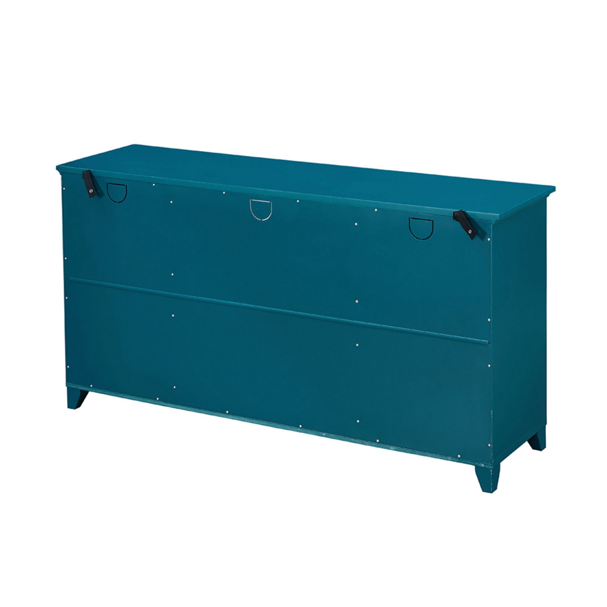 Aukfa Storage Cabinets Modern Kitchen Cabinets for Living Room Dining Room(59.8x15.8X33.5 ), Blue