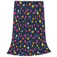 thumbnail image 2 of Bingfone Colored Balloons Print Flannel Fleece Blanket Throw Blanket For Bed,Sofa,Couch,Travel,Camping(80"X60"), 2 of 9