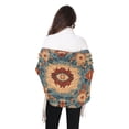 thumbnail image 5 of Pattern Traditional and Vintage Winter Scarf for Women Fashion Warm Long Soft Blanket Scarves Gifts, 5 of 10
