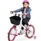 thumbnail image 3 of 1 canasta de scooter para niños, canasta de bicicleta, canasta de plástico para colgar en el manillar para niños (negro), 3 of 6