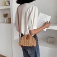 thumbnail image 4 of Bolso bandolera tejido de moda para mujer, bolso de bola de masa hervida para vacaciones en la playa (marrón) Likrtyny Para estrenar, 4 of 9