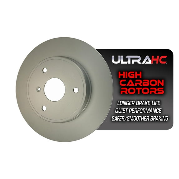UltraHC Coated High Carbon Brake Rotor, Front UR003983, Smart Fortwo 2016-2005