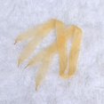 thumbnail image 2 of 1 par de cordones transparentes de 4 cm de ancho para zapatos, ideales para fiestas, bailes, senderismo, decoración de hip-hop (dorados)., 2 of 6