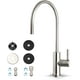 thumbnail image 1 of iSpring GA3-BN Grifo de Agua Potable para Fregadero de Cocina con Conector de 3/8", Grifo de Ósmosis Inversa sin Plomo, Nickel Cepillado, 1 of 5