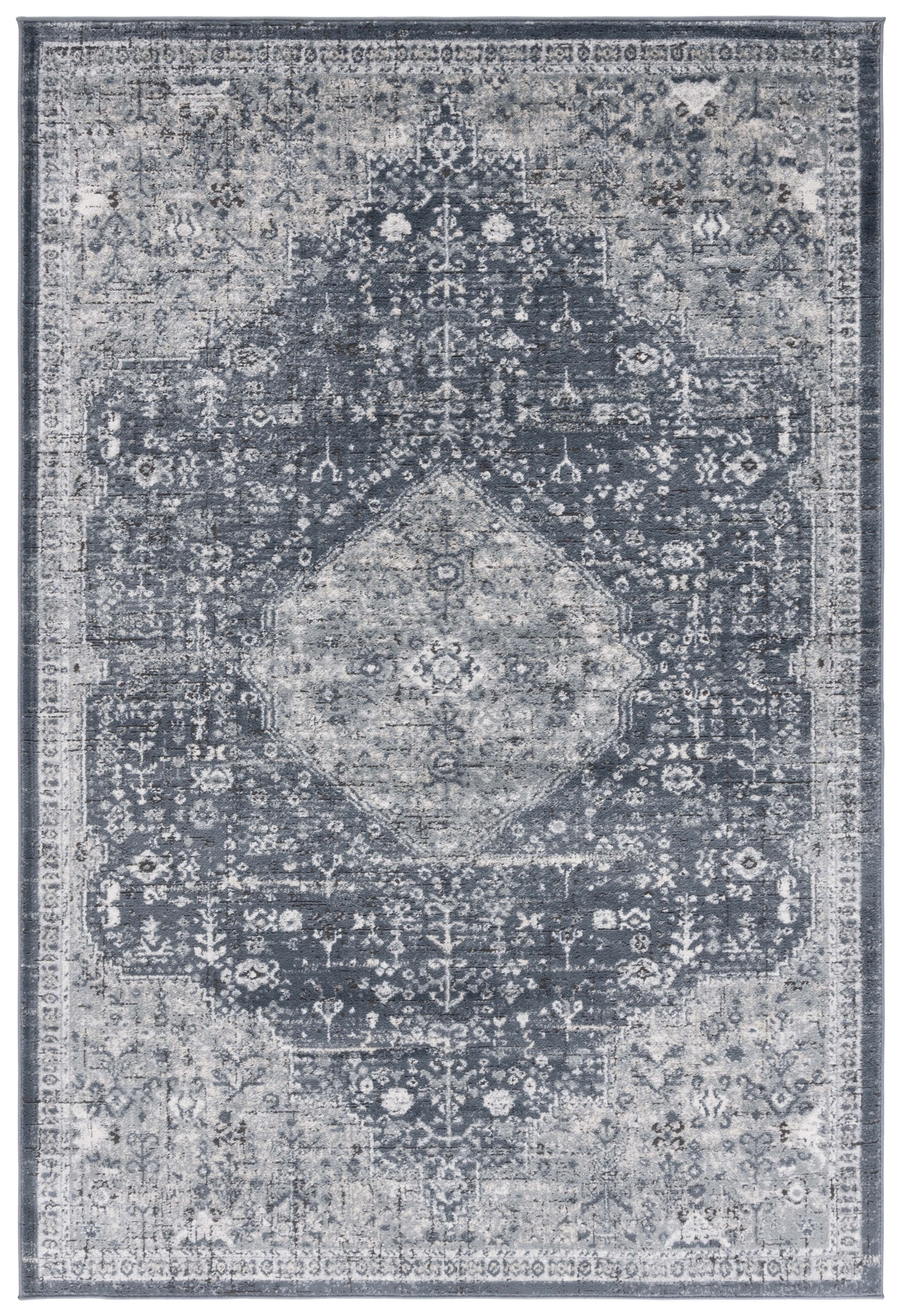 Safavieh Martha Stewart Prarie Oregon Area Rug, Navy/Ivory, 4' x 6'