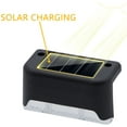 thumbnail image 2 of NEX White Solar Deck Light, Waterproof, 4 Pack, 2 of 4