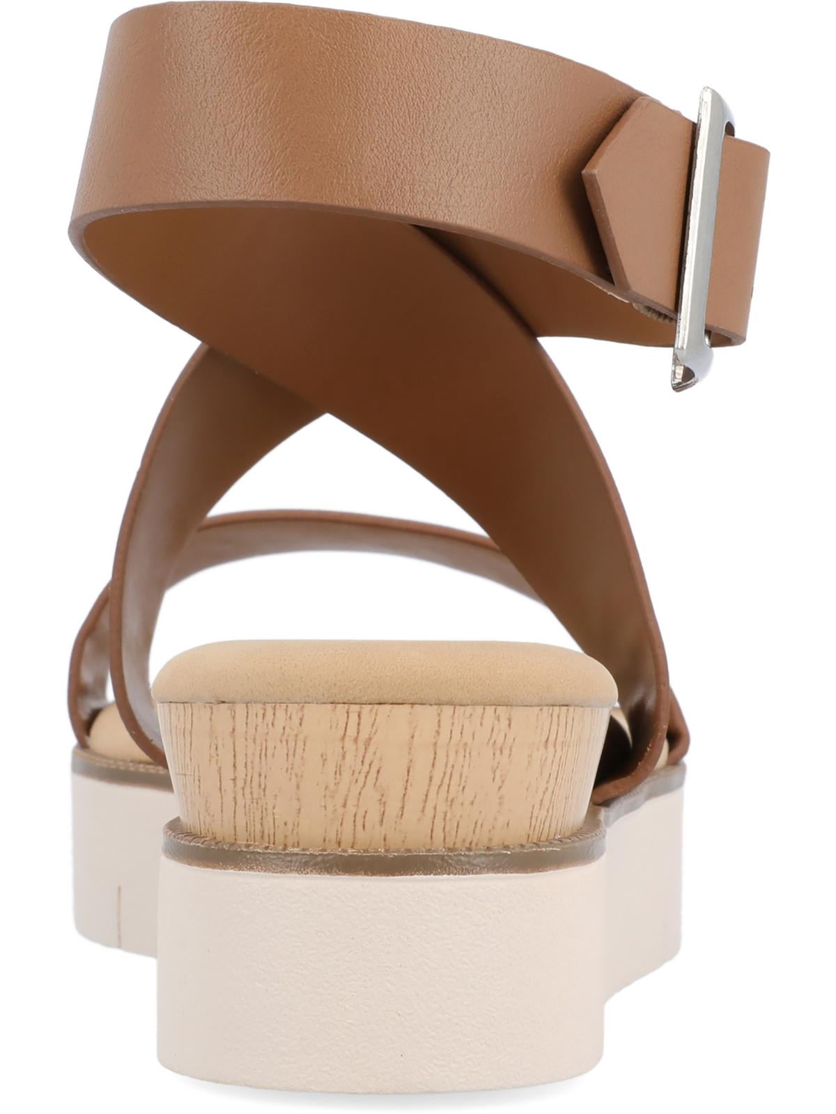 Journee Collection Womens HAVALEE Square toe Casual Ankle Strap