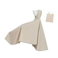 thumbnail image 4 of S SERENABLE Poncho de Pluie pour Vélo à Capuche Couvrant Tout le Corps Imperméable Compact Café, 4 of 9