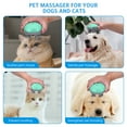 thumbnail image 6 of Pet Massager, AMIR Scalp Massager Handheld Electric Cat Massager Dog Massager 4 Rotatable Massage Heads Relaxing Muscles Scalp Massager for Cats Dogs Pets Gift Green, 6 of 8