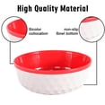 thumbnail image 3 of Dog food tray tableware Non-slip dog bowl cat bowl Color PP plastic Pet bowl RED, 3 of 5