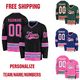thumbnail image 2 of Camiseta de hockey sobre hielo personalizada, impresión personalizada de su nombre y número, camisetas de equipo, camisetas de entrenamiento de competición para hombres, mujeres y jóvenes, 2 of 4