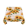 thumbnail image 5 of Wukai Sunflower 5 Waterproof Tablecloth for Kitchen Dining, Fits Square Tables for 2-4 Seats -54"x54", 5 of 7