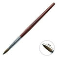 thumbnail image 2 of Nail art brush, Wood/Natural hair, 17 cm, Brown, 2 of 7