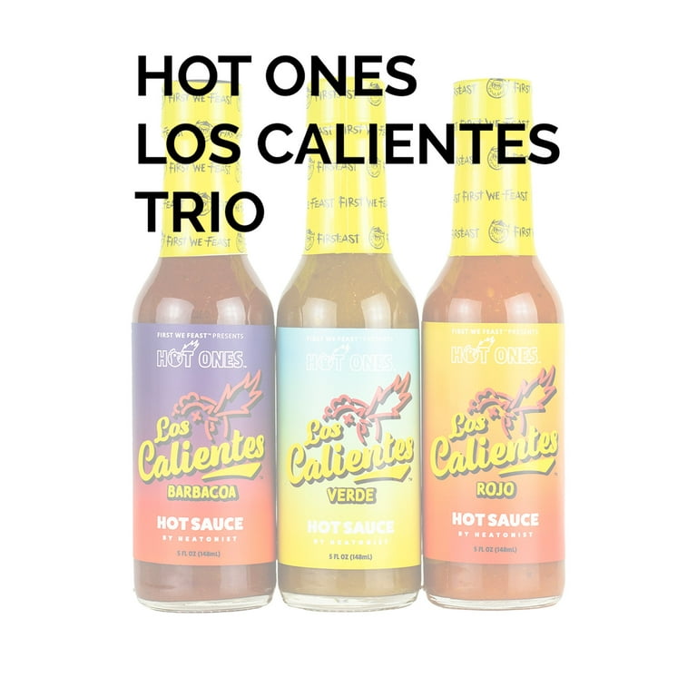 Los Calientes Trio Pack  Hot Ones Hot Sauce 