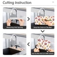 thumbnail image 5 of Yayeee Faucet Mat for Kitchen Sink 14.7" Diatomite Long Splash Guard Pad, Gray Autumn Leaves, 5 of 7
