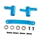 thumbnail image 2 of 1/16 RC Conjunto de dirección del automóvil Piezas RC RC Aluminio Alejo de aluminio Facilizos de metal fácil de instalación con rodamientos para 16101 02 03 04 16106 Azul, 2 of 8