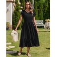 thumbnail image 4 of Vestido Zeagoo, vestidos de verano de manga corta A Line para mujer, 4 of 6