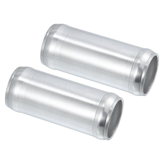 Unique Bargains 2pcs Car Adapter Joiner Pipe Universal 32mm 1.26" OD 76mm 2.99" Length Connector Tubing Adapter