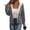 Dark Gray, variant on UDAUDU Womens Sherpa Jacket Winter Fashion Fleece Lined Warm Full Zip Up Hoodies Solid Long Sleeve Coats Sweatshirt Wine L
