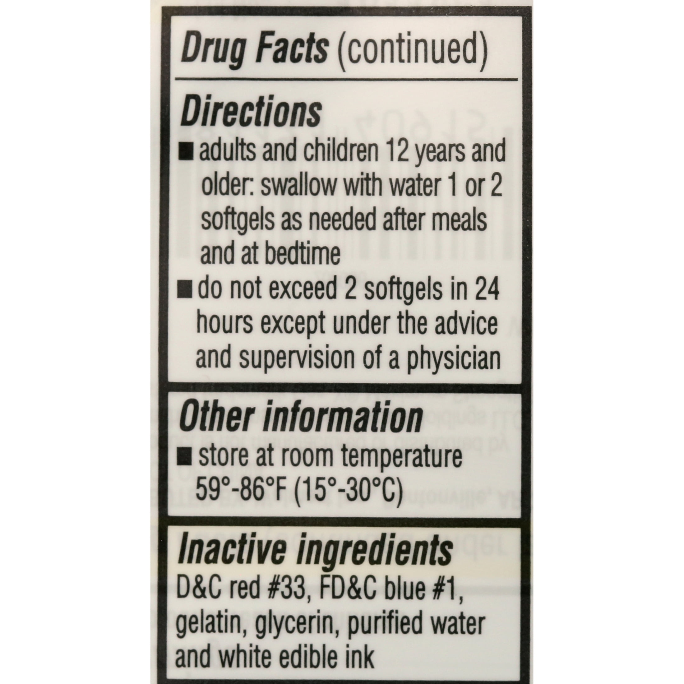 Equate Gas Relief Softgels, Maximum Strength, 250 mg, 60 Count