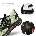 thumbnail image 7 of Plant Green Pattern Walking Shoes for Men Woman Lightweight Tennis Fashion Elastic Sports Shoes Cushion Basketball Shoes, 7 of 7