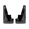 thumbnail image 1 of Fits 2011-2023 Dodge Durango Weathertech Mud Flap 110124 Direct-Fit; Set of 2; Contoured; Without Logo; Black; Thermoplastic; QuickTurn Fastening System, 1 of 9
