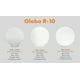 thumbnail image 3 of Pantalla De Lámpara Globo De Cristal R10 Opalino 25cm., 3 of 3