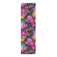 thumbnail image 2 of 44"x10" Skateboard Grip Tape Protector Sheets Nonslip Protection Griptape Sheet for Outdoor Sports Vividly Colored Flowers, 2 of 7