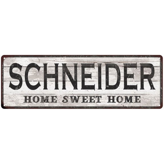 SCHNEIDER Home Sweet Home Country Look Gift 6x18 Metal Sig 206180045938
