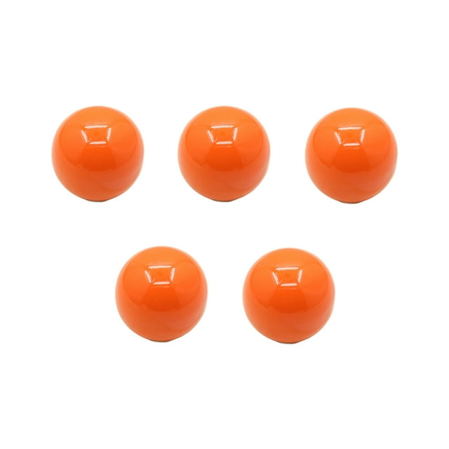 Bewildely Las perillas y manijas de 5 piezas en colores brillantes transforman instantáneamente el producto de hardware de muebles para gabinete Decoración del hogar Naranja trompeta