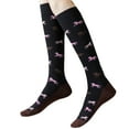thumbnail image 4 of MEICHEN Fashionable Casual Mid Calf Socks for Women Cute Printed Knee High Stockings Women's Sports Crew Socks, 4 of 4