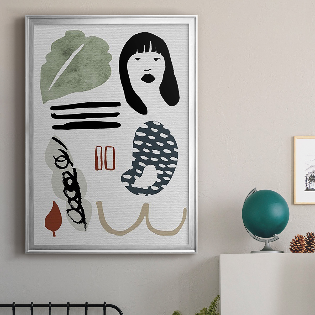 Collected Mindfulness II Premium Framed Print, in Gold, Black, or Silver - Ready to Hang