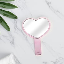 Masteelf Portable Heart-Shaped Handheld Makeup Mirror High Definition Mirror For Makeup Small Travel Mirror Little Mirror Kids Mirror